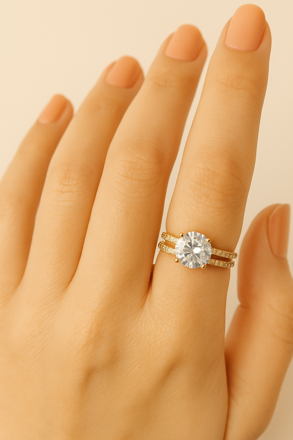 Celeste Solitaire Ring