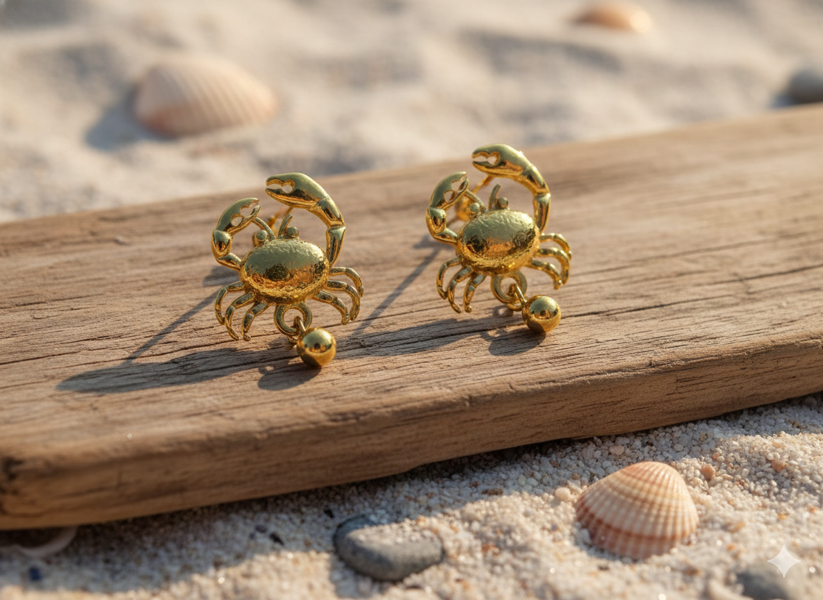 Crab earring