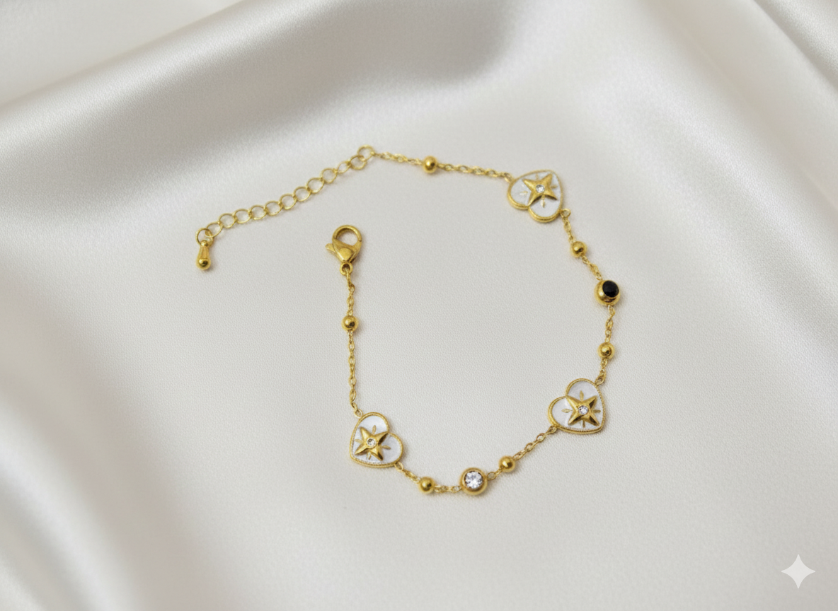 Stellar Heart Bracelet