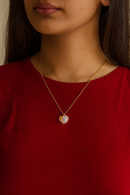 Golden Heart Necklace