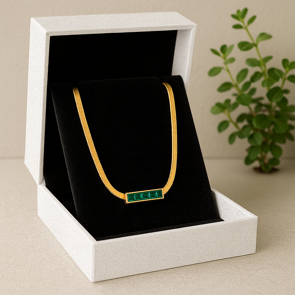 Emerald Horizon Necklace